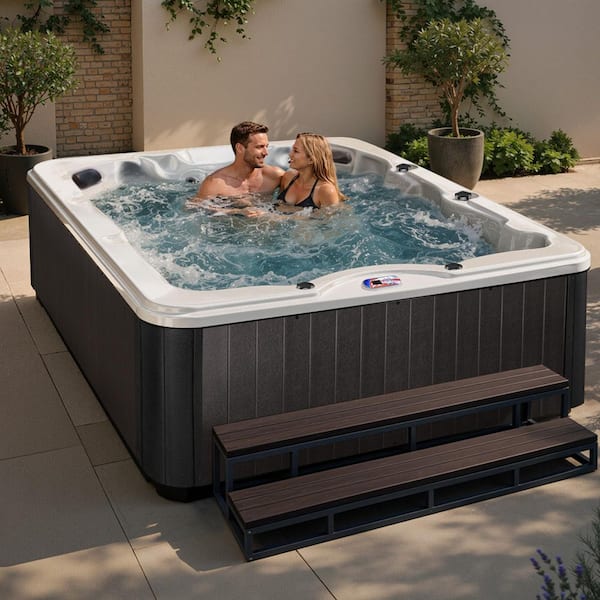 6-Person 40-Jet Premium Acrylic Lounger Spa Standard Hot Tub with Ozonator and 5.5kW Heater